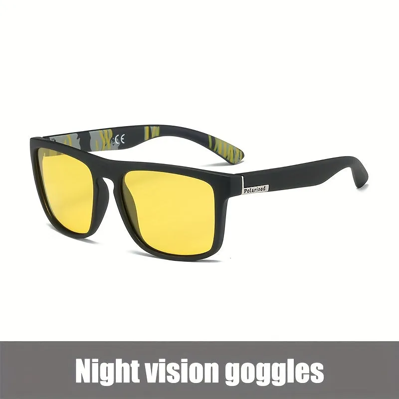 Stylish Polarized Sports Sunglasses Trendy Transparent Night Vision