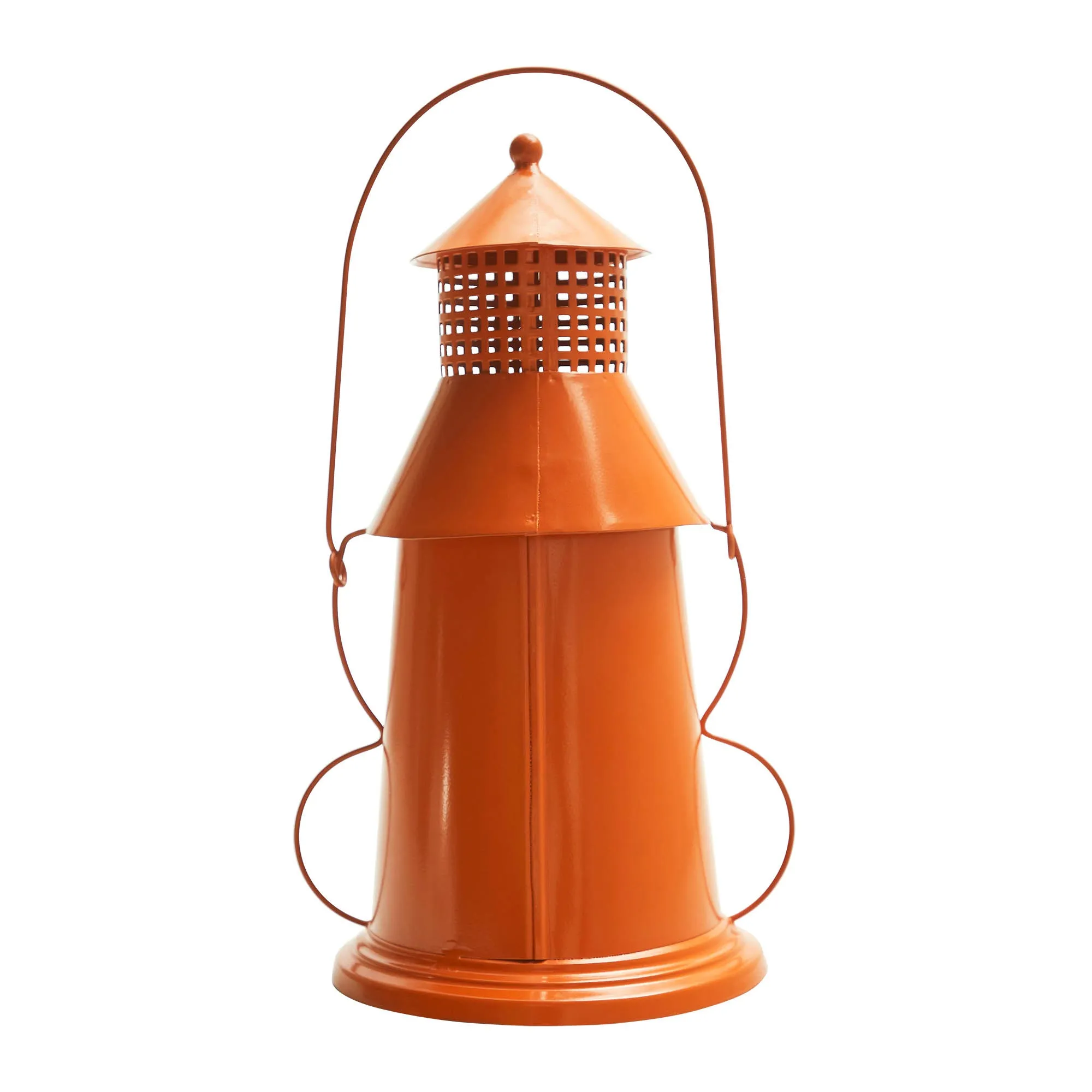 Tealight Holder Halloween Lantern Orange 12x8x6