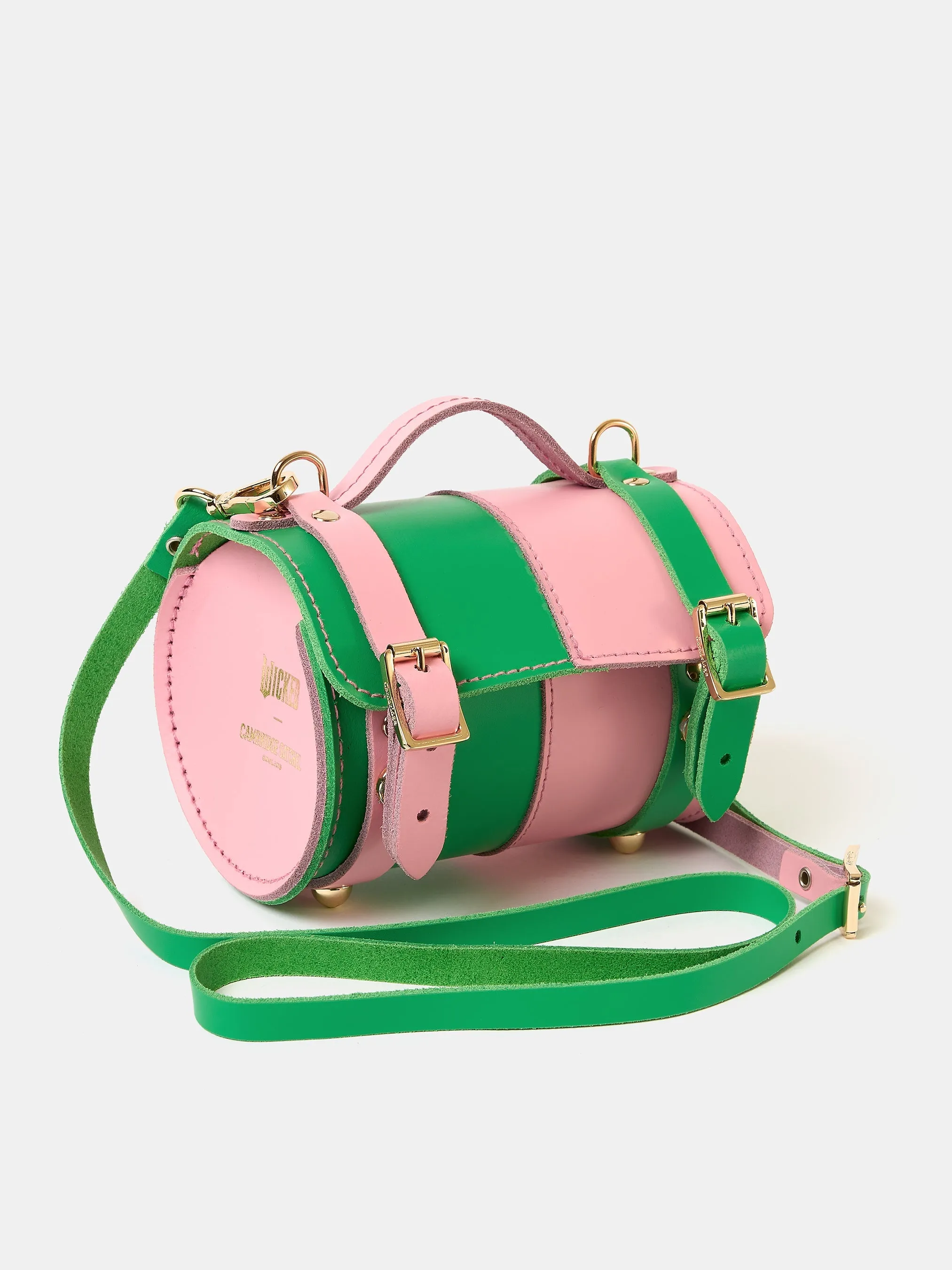 The Micro Bowls Bag - Wicked Green and Popular Pink