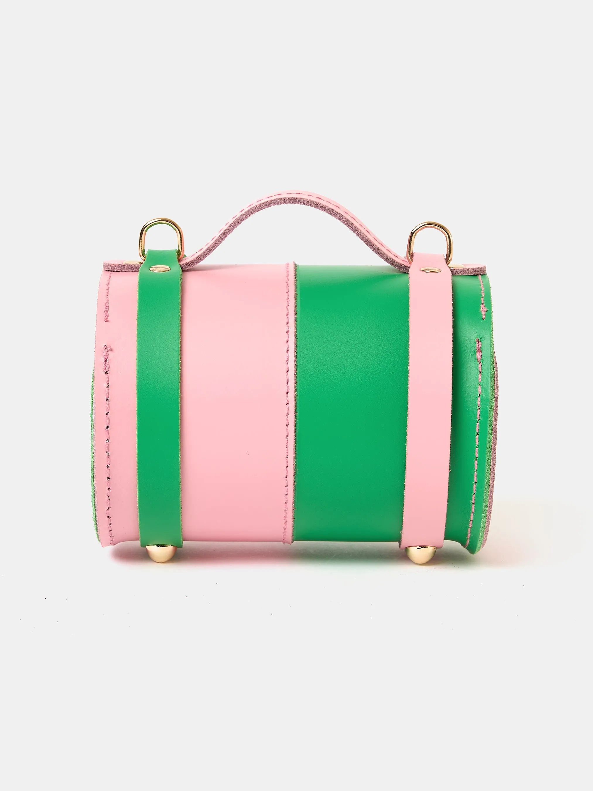 The Micro Bowls Bag - Wicked Green and Popular Pink