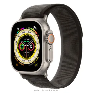 Trail Loop Band Straps For Apple iWatch-42/44/45/49mm-Black/Grey