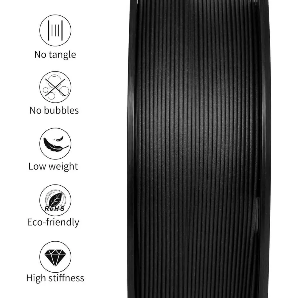 Tronxy 1.75mm Carbon Fiber PLA Filament for 3D Printing