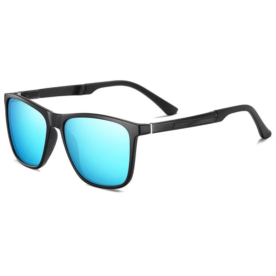 Unisex Polarized Retro Square Sunglasses Grim