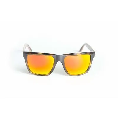 Unisex Polarized Square Sports Acetate Sunglasses Fire Storm