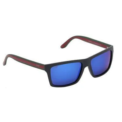 Unisex Polarized Square Sports Acetate Sunglasses Fire Storm