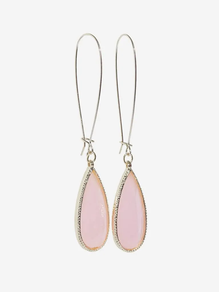 Westside Accessories Pink Drop Earrings